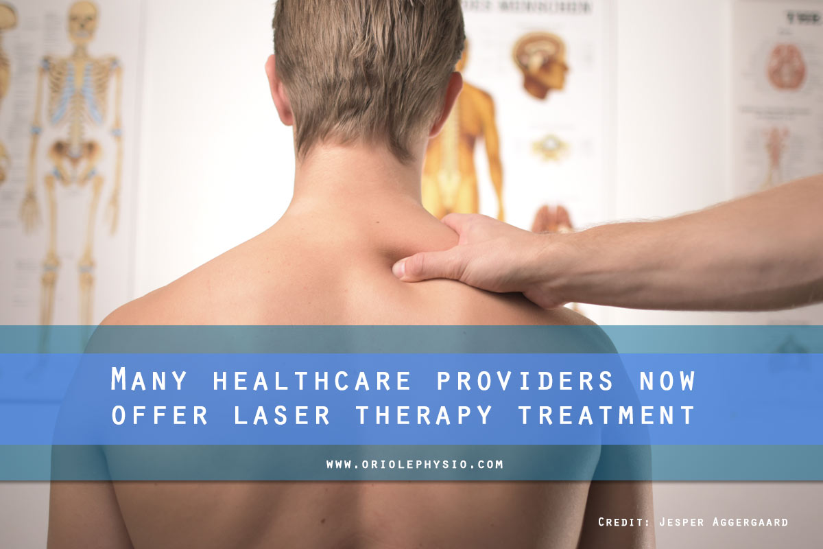 Many healthcare providers now offer laser therapy treatment