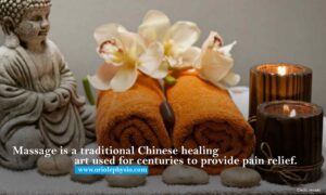 Massage is a traditional Chinese healing art used for centuries to provide pain relief.