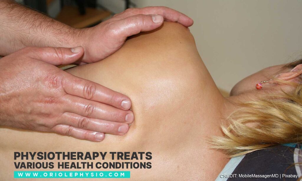 Physiotherapy treats various health conditions