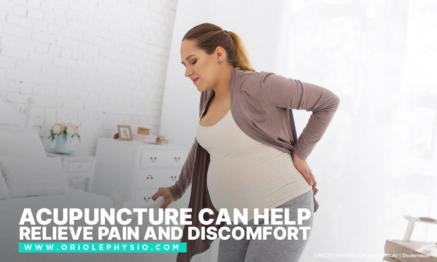 Acupuncture can help relieve pain and discomfort