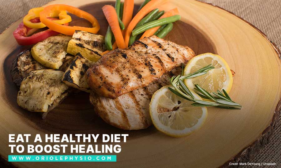 Eat a healthy diet to boost healing