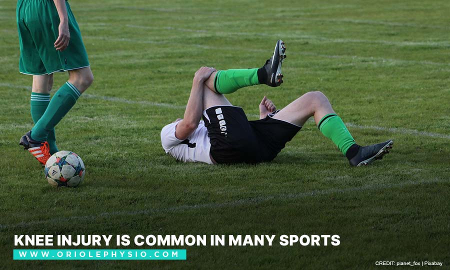 Knee injury is common in many sports