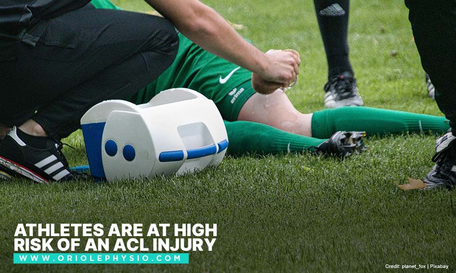 Athletes are at high risk of an ACL injury