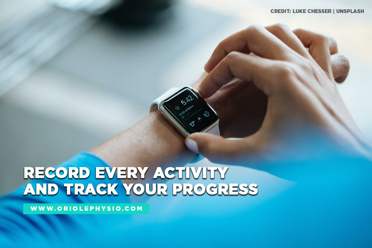 Record every activity and track your progress