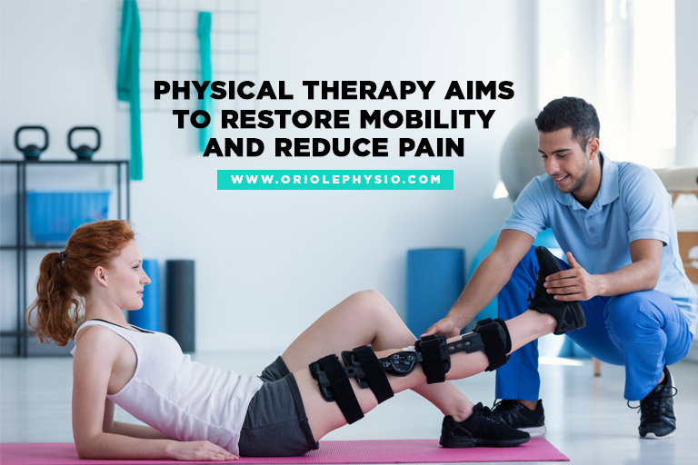 Physical therapy aims to restore mobility and reduce pain