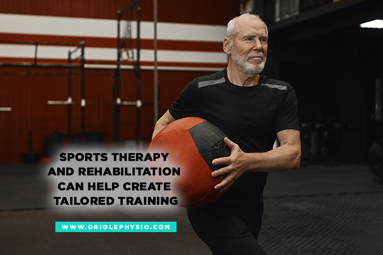 Sports therapy and rehabilitation can help create tailored training