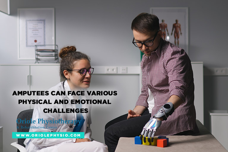 Amputees can face various physical and emotional challenges