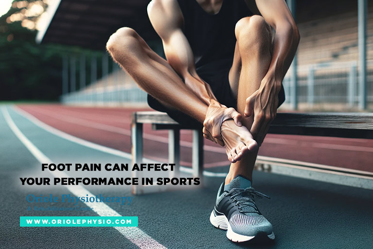 Foot pain can affect your performance in sports
