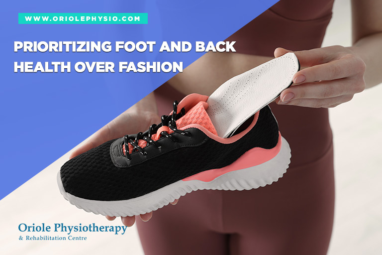 Prioritizing Foot and Back Health over Fashion