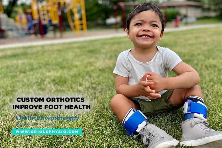 Custom orthotics improve foot health