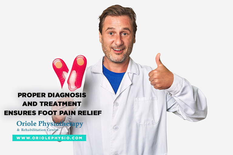 Proper diagnosis and treatment ensures foot pain relief